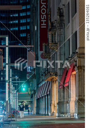東京の夜景 夜の日本橋 東京の夜景 夜の日本橋 135264081
