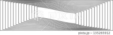 Distorted square rectangle pattern. Design...のイラスト素材 [135265912] - PIXTA