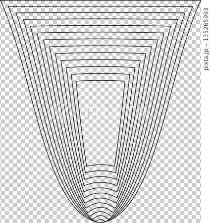 Distorted square rectangle pattern. Design elements 135265993