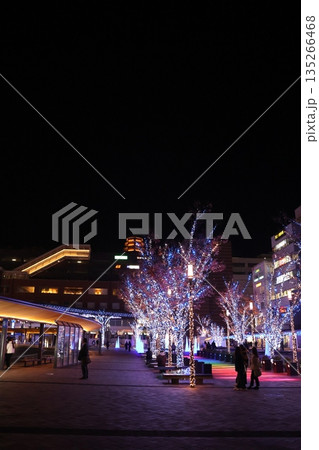 JR大分駅 冬のイルミネーション JR大分駅 冬のイルミネーション 135266468