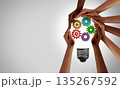 Creative Teamwork Concept 135267592