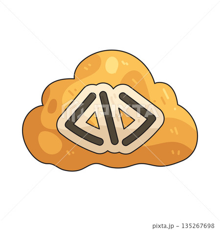 illustration of cloud code illustration of cloud code 135267698