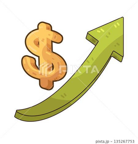 illustration of Dollar Up 135267753