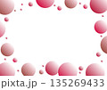 ドットフレームレッド 135269433
