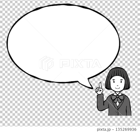 【單色】女生製服外套,附對話框 【單色】女生製服外套,附對話框 135269936