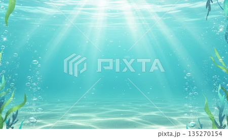 海中の背景素材 135270154