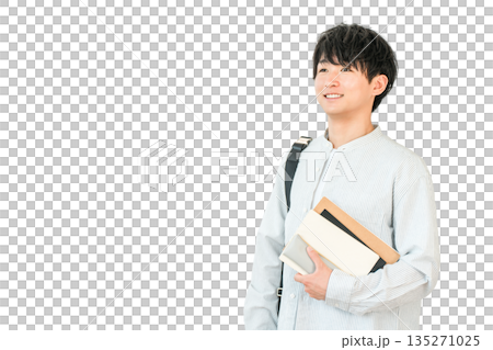 Textbooks, students with books, university students (advancement, exams, campus life) 135271025