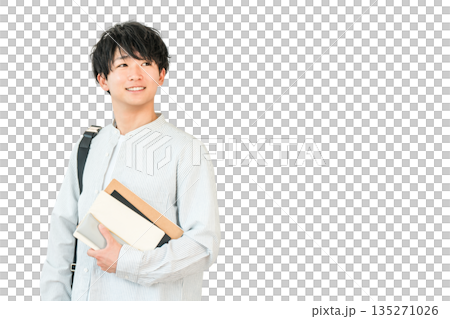 Textbooks, students with books, university students (advancement, exams, campus life) 135271026