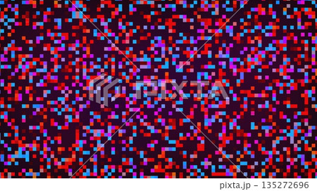 Abstract flickering wall lights moving chaotically. Computer generated 3d render Abstract flickering wall lights moving chaotically. Computer generated 3d render 135272696