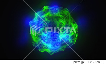 Abstract Energy ball. Computer generated 135272808