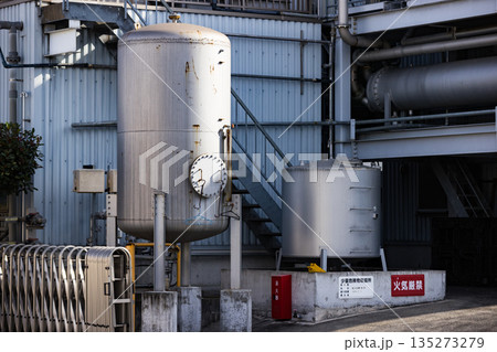 工場設備 少量危険物取扱所 重油タンク 工場設備 少量危険物取扱所 重油タンク 135273279
