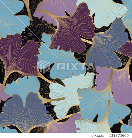 ginkgo leaves pattern ginkgo leaves pattern 135273669