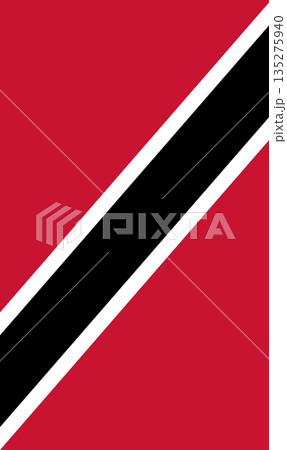 Trinidad and Tobago vertical flag in official colors, dimensions and aspect ratio. Vector flag symbolizing national pride, identity, heritage, patriotism and authority Trinidad and Tobago vertical flag in official colors, dimensions and aspect ratio. Vector flag symbolizing national pride, identity, heritage, patriotism and authority 135275940