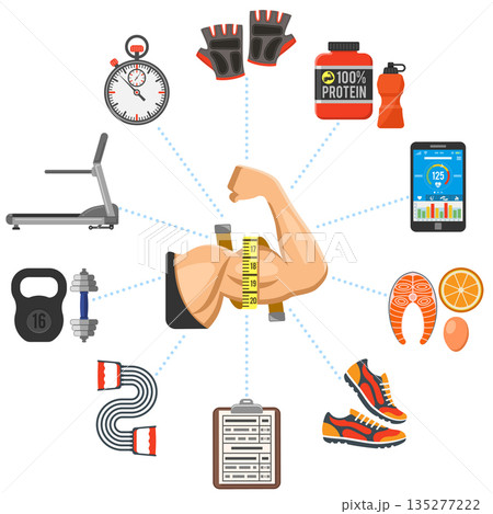 Fitness and Gym Concept Fitness and Gym Concept 135277222