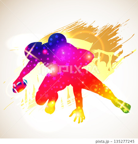 American Football Player 135277245