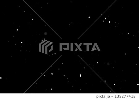 Wide falling snow overlay on black background Wide falling snow overlay on black background 135277418