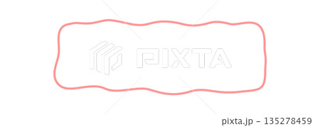 Handdrawn organic wavy rectangle frame and border with subtle outline form. Empty box template for text and label, minimalist hand drawn textbox background for creating cards or stylish mockup. Handdrawn organic wavy rectangle frame and border with subtle outline form. Empty box template for text and label, minimalist hand drawn textbox background for creating cards or stylish mockup. 135278459