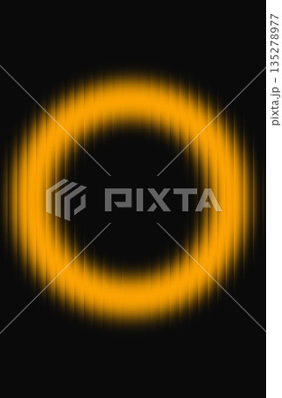 Futuristic Yellow Energy Ring Isolated on Dark Futuristic Yellow Energy Ring Isolated on Dark 135278977
