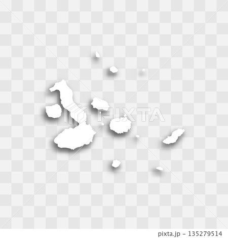 Galapagos Islands high detailed vector representation of country silhouette. White color on transparent background with dropped shadow. For educational, decorative, or informational use. Galapagos Islands high detailed vector representation of country silhouette. White color on transparent background with dropped shadow. For educational, decorative, or informational use. 135279514