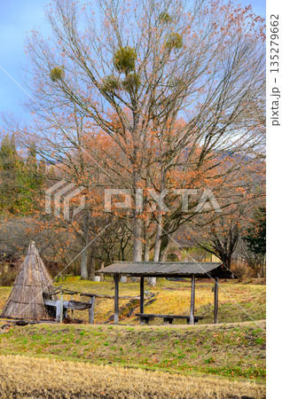 晩秋の遠野ふるさと村の風景 135279662