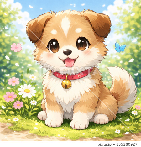 可愛い子犬 135280927