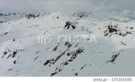 Snow Alp mountain range landscape 135281088