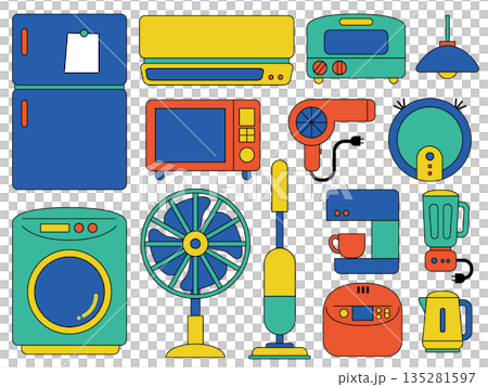 Pop home appliance set 135281597