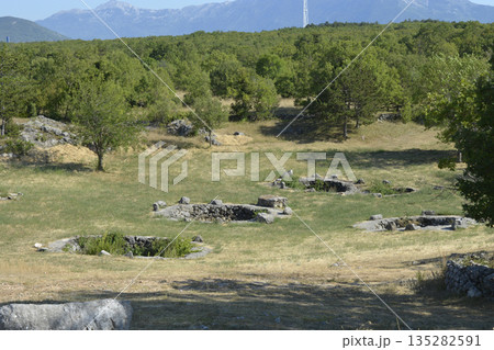 Medieval Stone Wells at Crljivica Archaeological Site Medieval Stone Wells at Crljivica Archaeological Site 135282591
