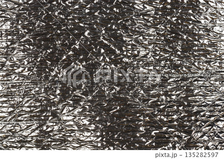 Crumpled shiny texture 135282597