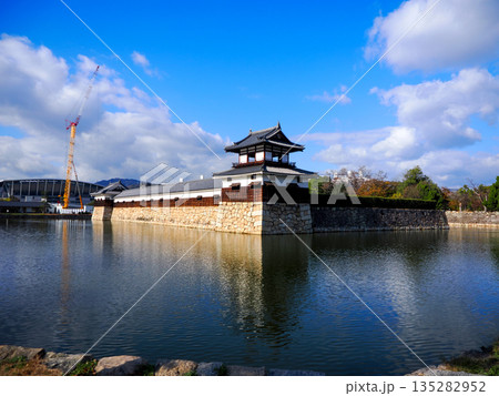 広島城堀と太鼓櫓 広島城堀と太鼓櫓 135282952