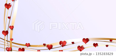Valentines day Decoration Banner 135283829