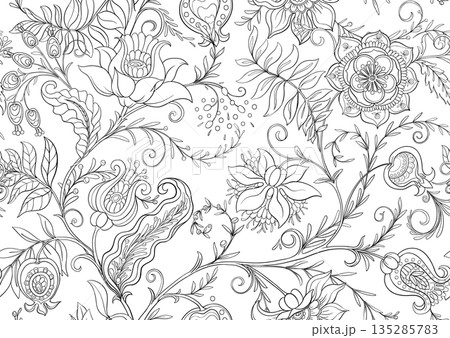 floral seamless pattern soft2 floral seamless pattern soft2 135285783