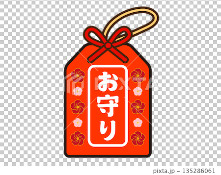 日本のお守りのイラスト素材 日本のお守りのイラスト素材 135286061