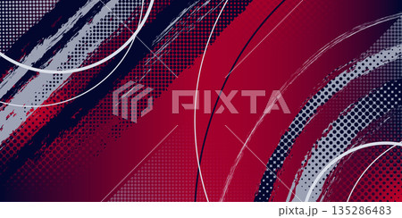 Sport banner background with halftone pattern Sport banner background with halftone pattern 135286483