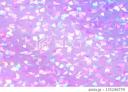 背景素材_ホログラム_紫 135290779