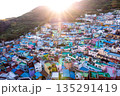 韓国釜山甘川文化村の夕景 135291419