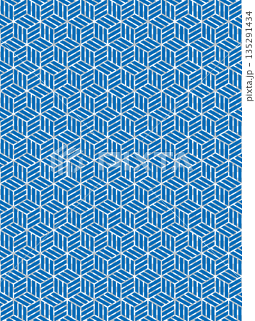 藍色玳瑁紋柳條編織背景 135291434