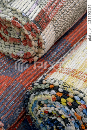 Group of assorted carpets and rugs of various sizes and colors 135293126