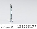 macro screws on a white background 135296177