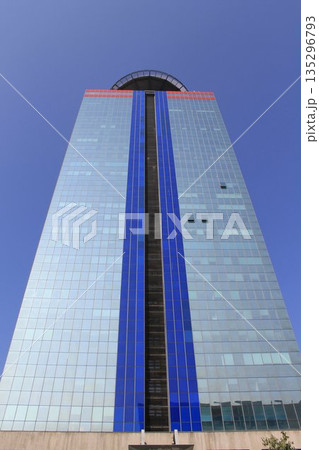 View of contemporary office buildings and skyscrapers, including the Crystal Palace tower, in the Brescia Due financial and business district. Modern urban architecture in Brescia, Lombardy, Italy, un View of contemporary office buildings and skyscrapers, including the Crystal Palace tower, in the Brescia Due financial and business district. Modern urban architecture in Brescia, Lombardy, Italy, un 135296793