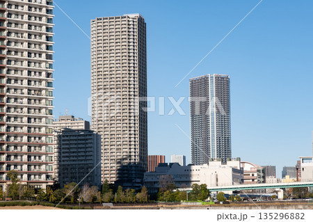 豊洲から春海橋方面を見た風景 豊洲から春海橋方面を見た風景 135296882