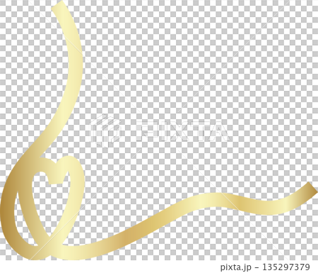 Continuous line gold drawing heart sign, love, romantic Continuous line gold drawing heart sign, love, romantic 135297379