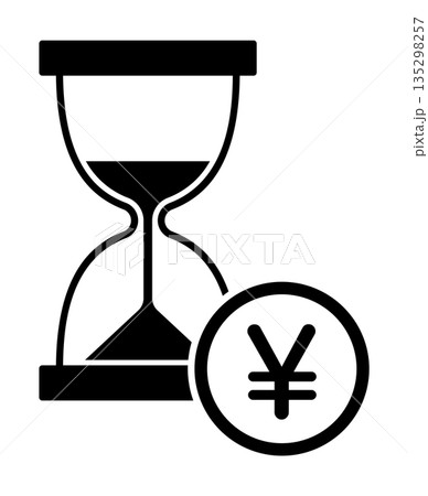 砂時計とお金 135298257