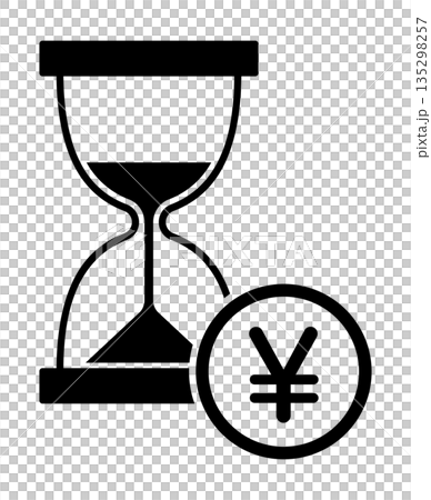砂時計とお金 135298257