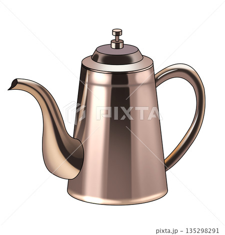 レトロ・コーヒーポット 135298291
