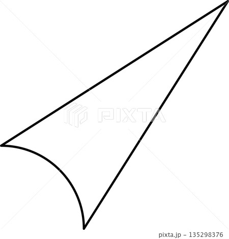 Triangle line shapes. Element geometric 135298376