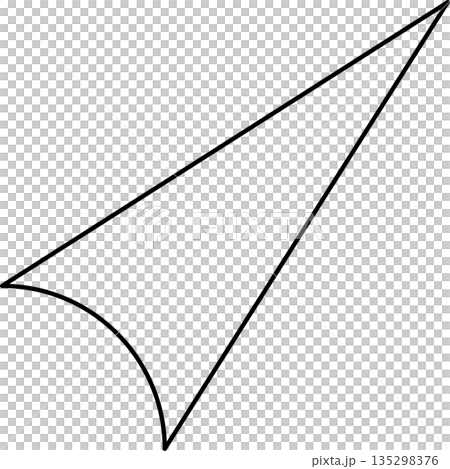 Triangle line shapes. Element geometric 135298376