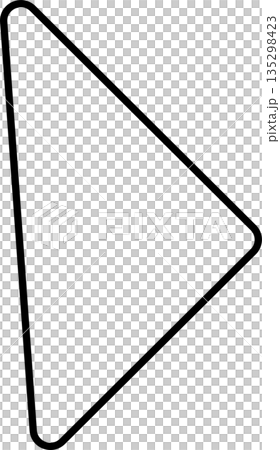 Triangle line shapes. Element geometricのイラスト素材 [135298423] - PIXTA