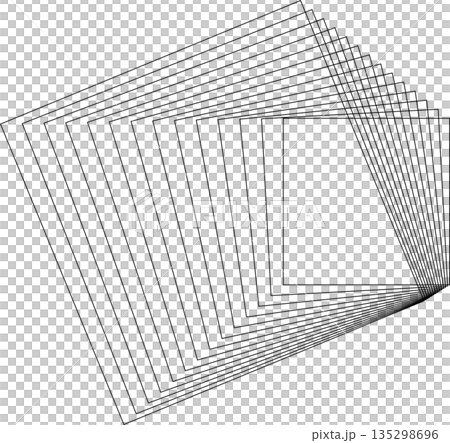 Square dynamic geometric shapes. Overlapping line elements Square dynamic geometric shapes. Overlapping line elements 135298696