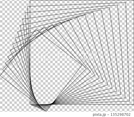 Square dynamic geometric shapes. Overlapping line elements Square dynamic geometric shapes. Overlapping line elements 135298702